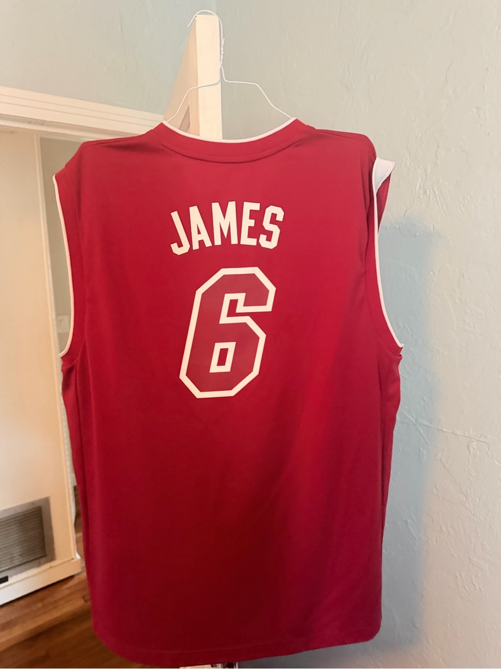 Retro Heat LeBron James Basketball Jersey
